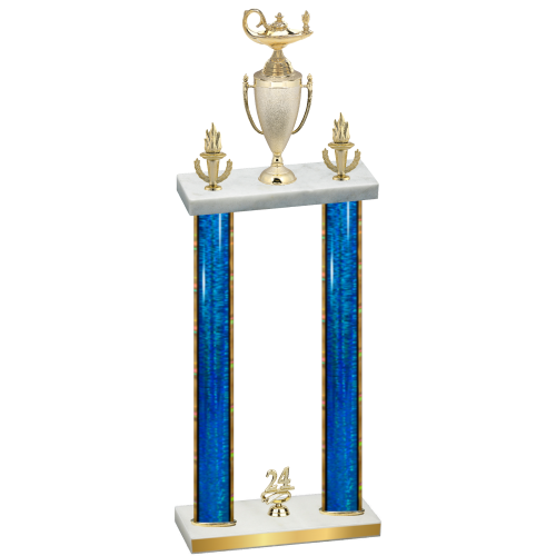 Double Blue Glacier Year Academics Trophy