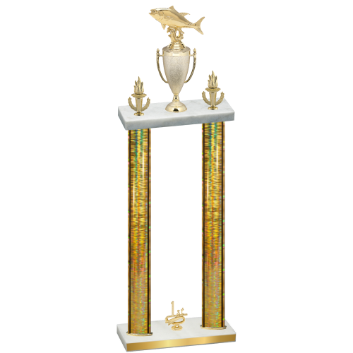 Double Gold Glacier First Place Fishing Trophy
