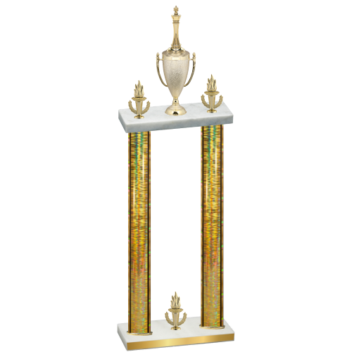 Double Gold Glacier Victory Chess Trophy