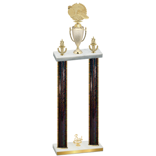 Double Black Glacier Third Place Running Trophy