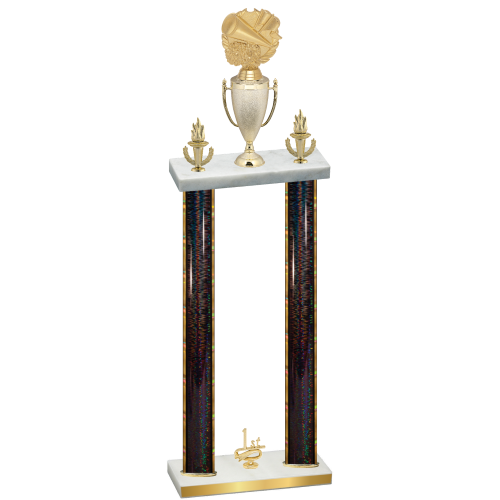 Double Black Glacier First Place Cheerleading Trophy