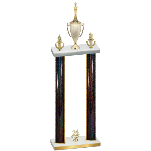 Double Black Glacier Year Chess Trophy