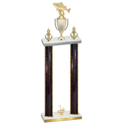 Double Black Glacier First Place Fishing Trophy