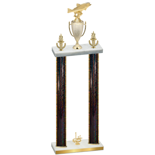 Double Black Glacier First Place Fishing Trophy