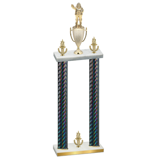 Double Black Carbon Fiber Victory Holiday Trophy