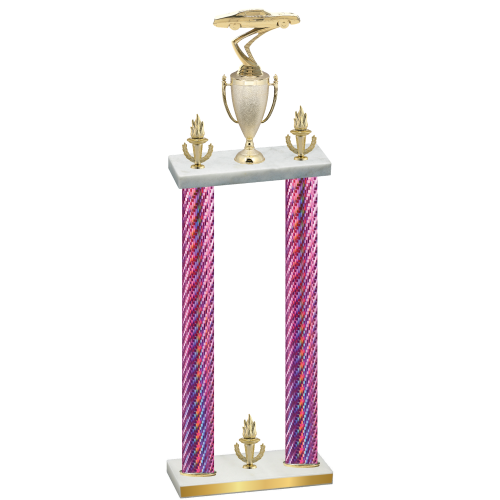 Double Pink Carbon Fiber Victory Cars Trophy