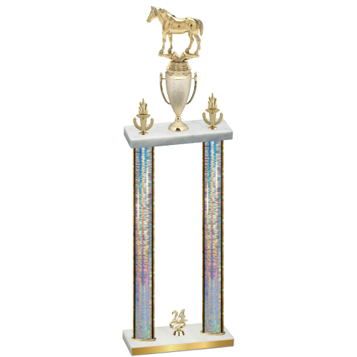 Double Silver Glacier Year Horses Trophy
