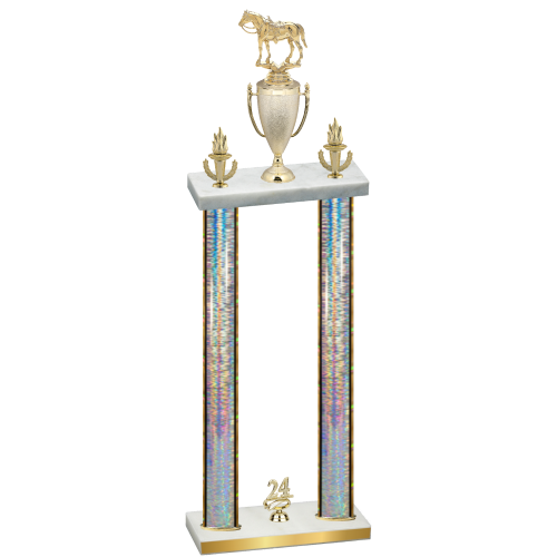 Double Silver Glacier Year Horses Trophy