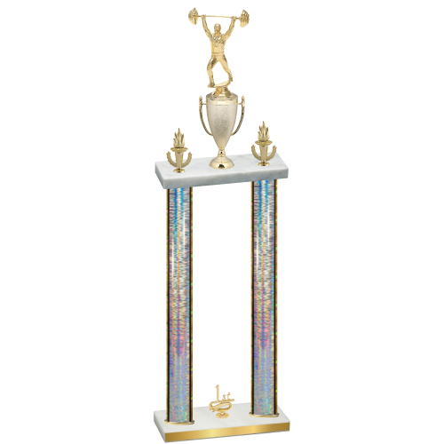 Double Silver Glacier First Place Weights Trophy