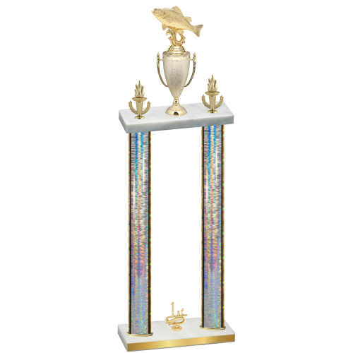 Double Silver Glacier First Place Fishing Trophy