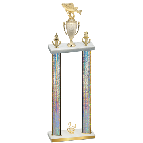 Double Silver Glacier Second Place Fishing Trophy