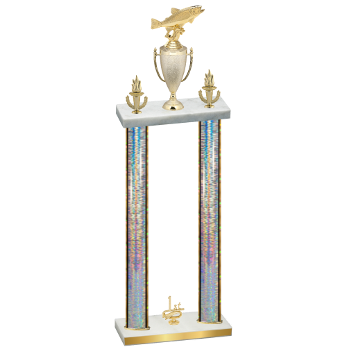 Double Silver Glacier First Place Fishing Trophy