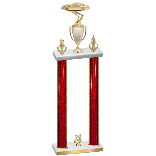 Double Red Glacier Year Cars Trophy
