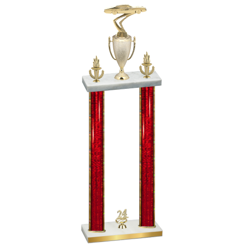 Double Red Glacier Year Cars Trophy