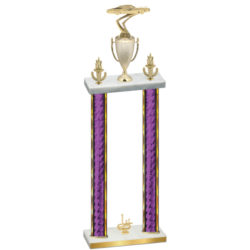 Double Purple Glacier First Place Cars Trophy