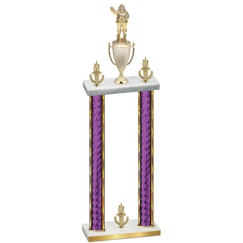 Double Purple Glacier Victory Holiday Trophy