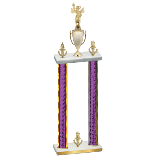 Double Purple Glacier Victory Academics Trophy