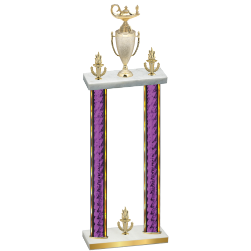 Double Purple Glacier Victory Academics Trophy