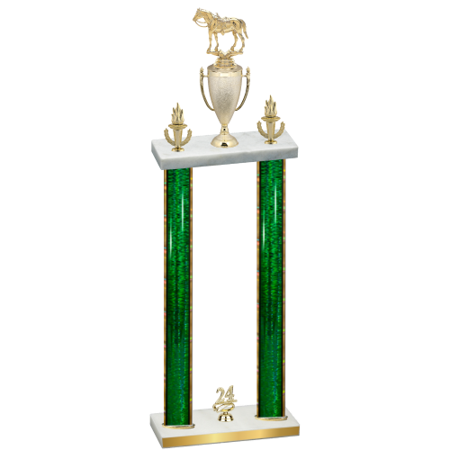 Double Green Glacier Year Horses Trophy