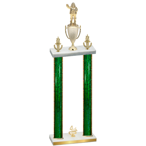 Double Green Glacier Fourth Place Holiday Trophy
