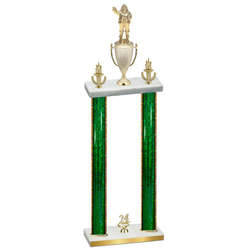 Double Green Glacier Year Holiday Trophy
