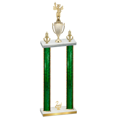 Double Green Glacier Second Place Academics Trophy