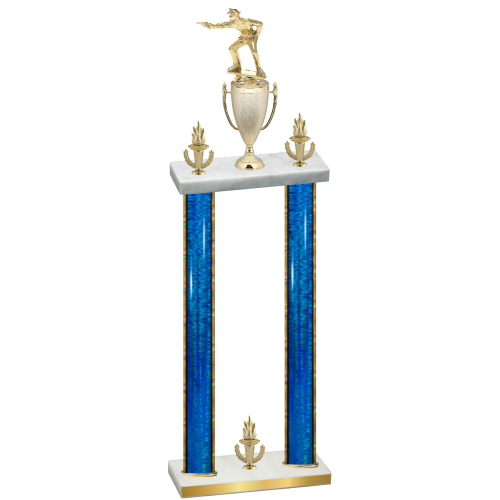 Double Blue Glacier Victory Shooter Trophy
