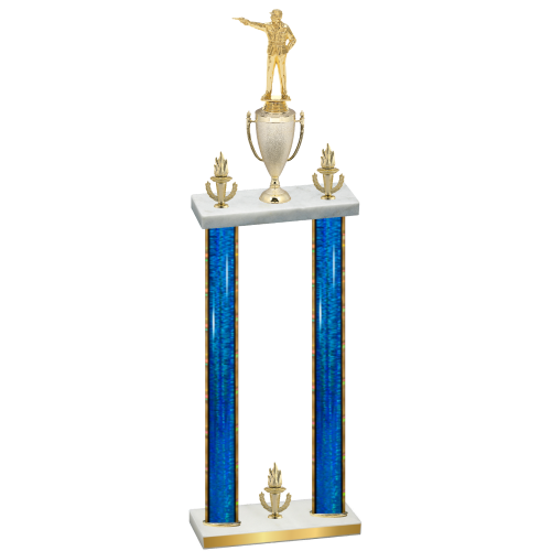 Double Blue Glacier Victory Shooter Trophy
