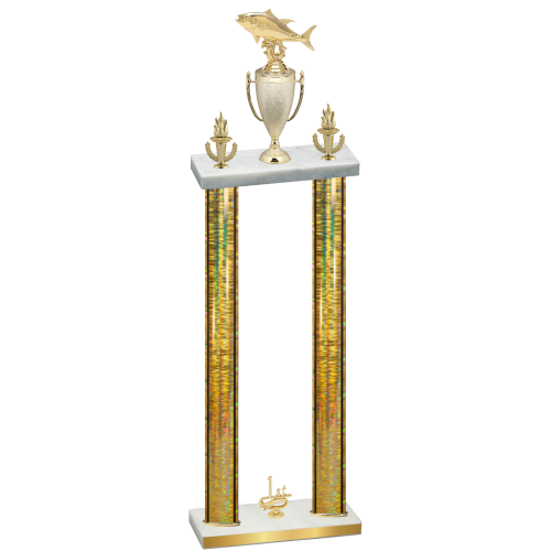 Double Gold Glacier First Place Fishing Trophy