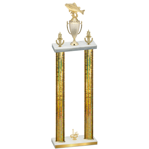 Double Gold Glacier First Place Fishing Trophy