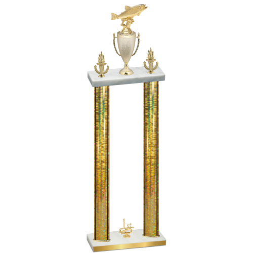 Double Gold Glacier First Place Fishing Trophy
