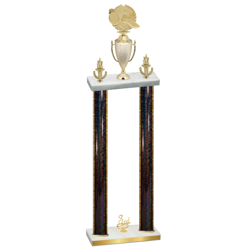 Double Black Glacier Third Place Running Trophy