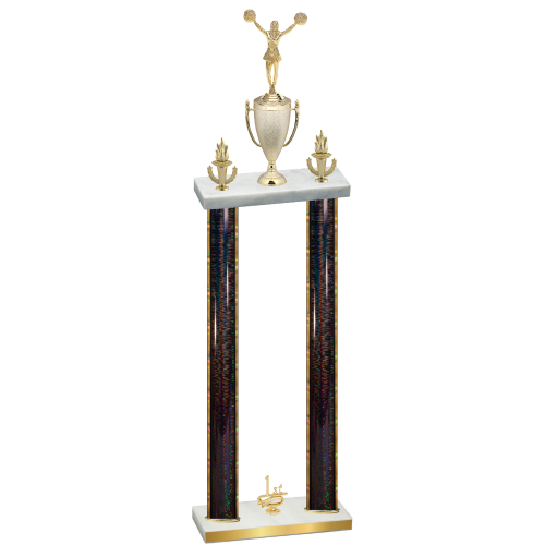 Double Black Glacier First Place Cheerleading Trophy