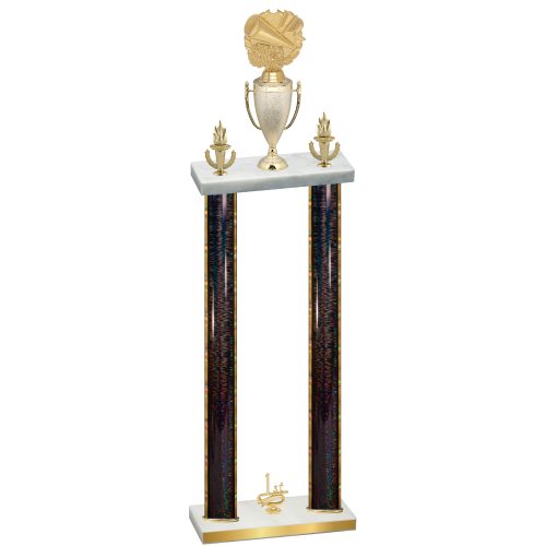 Double Black Glacier First Place Cheerleading Trophy