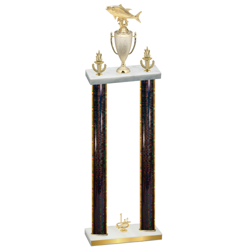 Double Black Glacier First Place Fishing Trophy