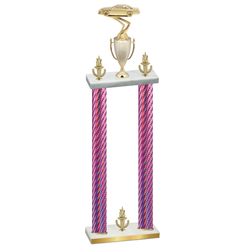 Double Pink Carbon Fiber Victory Cars Trophy