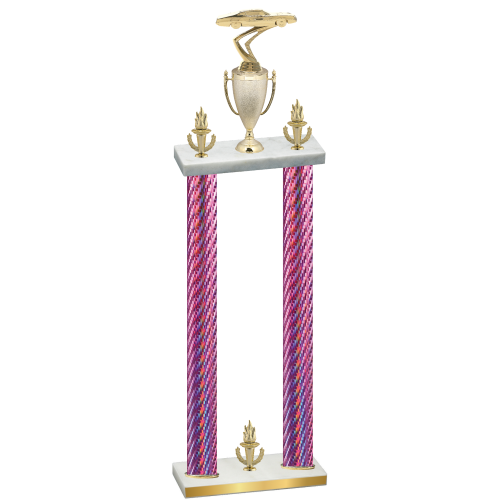 Double Pink Carbon Fiber Victory Cars Trophy