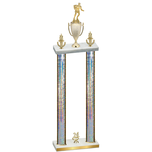 Double Silver Glacier Year Rugby Trophy
