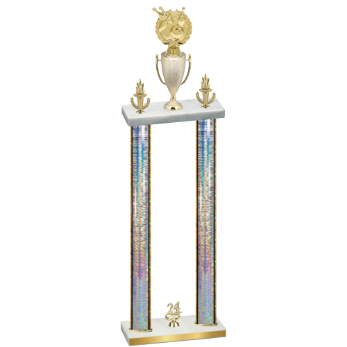 Double Silver Glacier Year Bowling Trophy