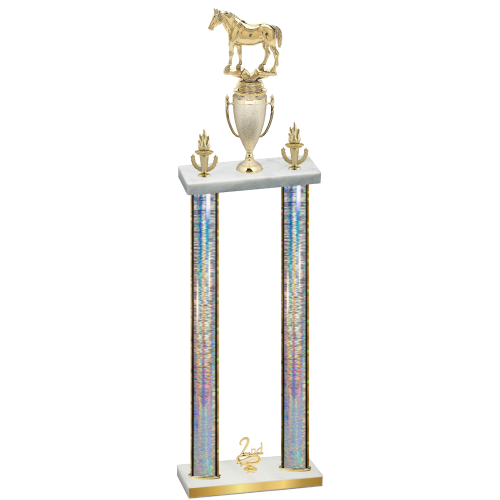 Double Silver Glacier Second Place Horses Trophy