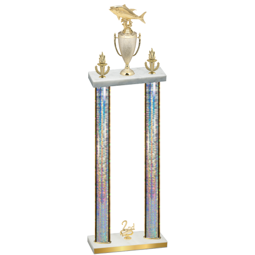 Double Silver Glacier Second Place Fishing Trophy