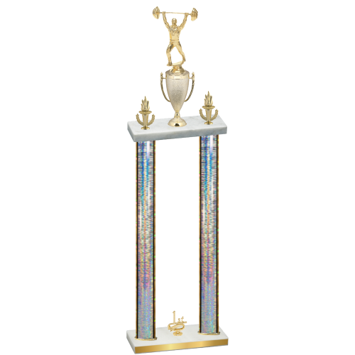 Double Silver Glacier First Place Weights Trophy