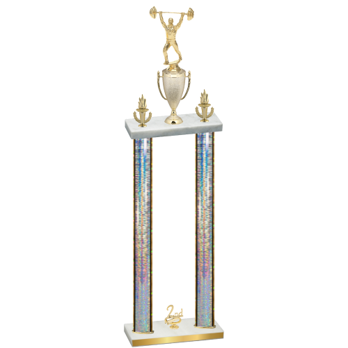 Double Silver Glacier Second Place Weights Trophy