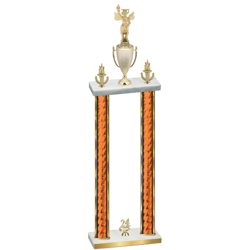 Double Orange Glacier Year Academics Trophy