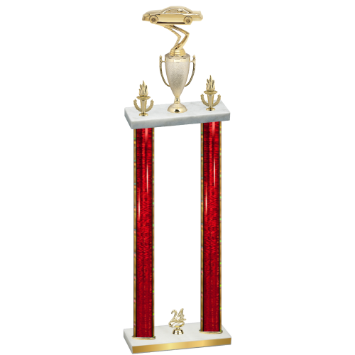 Double Red Glacier Year Cars Trophy