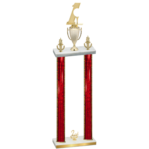 Double Red Glacier Second Place Golf Trophy