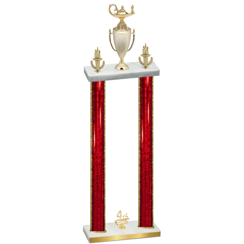Double Red Glacier Fourth Place Academics Trophy