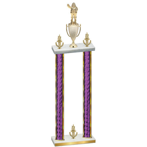 Double Purple Glacier Victory Holiday Trophy