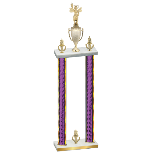Double Purple Glacier Victory Academics Trophy
