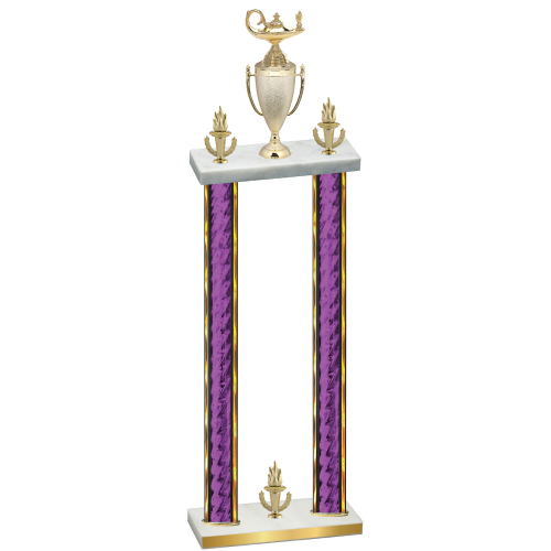 Double Purple Glacier Victory Academics Trophy